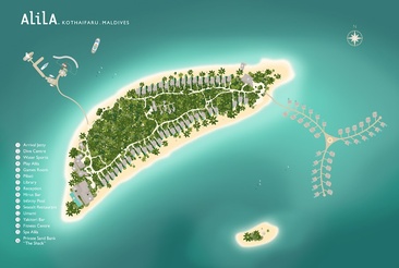 Alila Kothaifaru Maldives Вид Сверху
