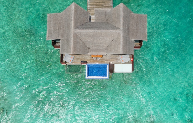 Grand Park Kodhipparu Maldives водная вилла вид Grand Park Kodhipparu Maldives Водная Вилла Вид Сверху