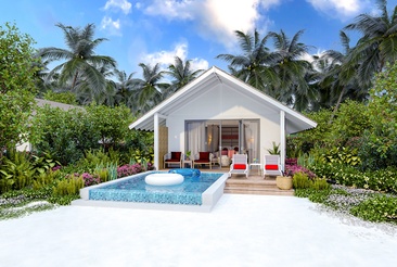 Cora Cora Maldives Пляжная Вилла С Бассейном