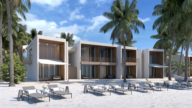 Hard Rock Hotel Maldives Вид На Отель 