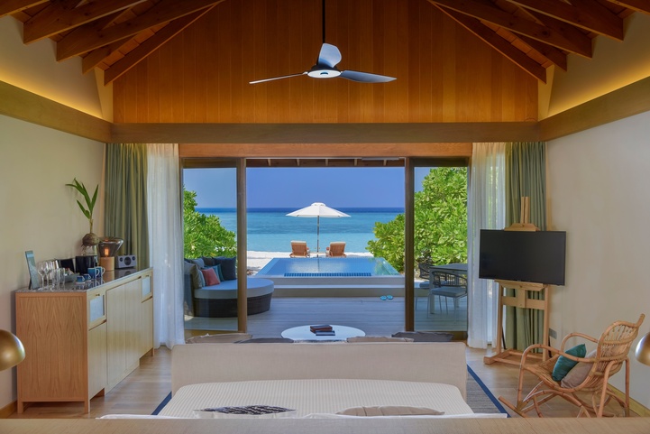 Emerald Faarufushi Resort & Spa пляжная вилла с бассейном Emerald Faarufushi Resort & Spa Пляжная Вилла С Бассейном