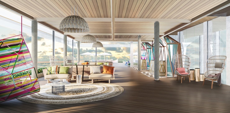 Hard Rock Hotel Maldives Лобби Отеля 